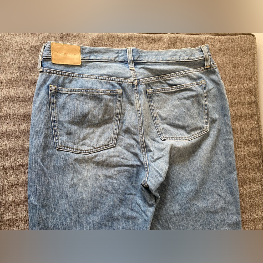 Everlane the Super-Soft Relaxed Runaround Jean in Vintage Light Blue Size 32 - Picture 4 of 13